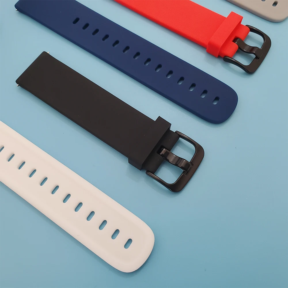 Ремешок силиконовый для Xiaomi Amazfit Bip Band 20 мм мягкий спортивный браслет смарт-часов