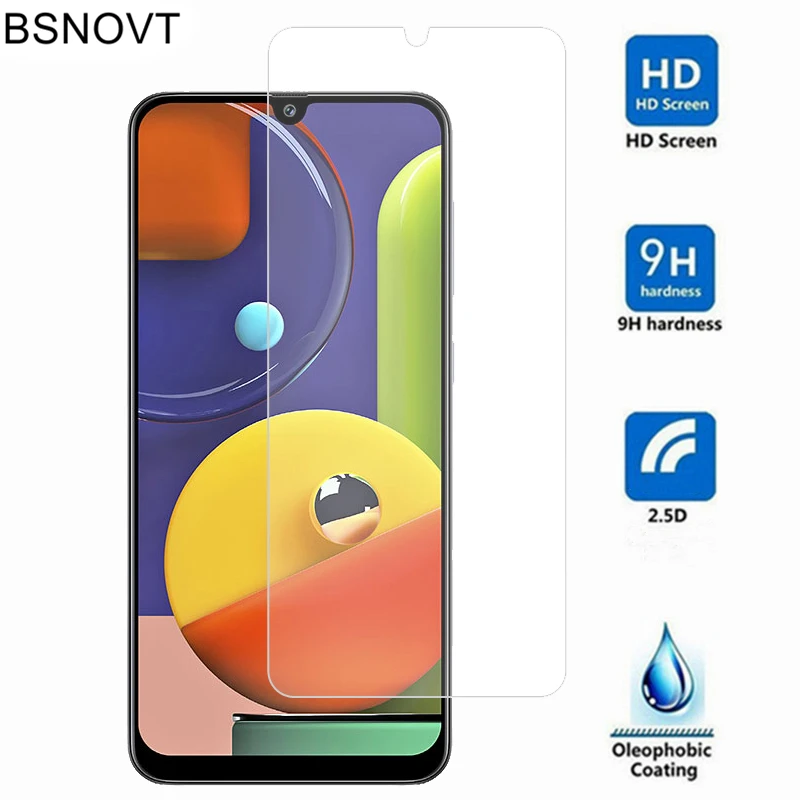 2 protectores de pantalla de cristal para Samsung Galaxy A50s A507F para Samsung Galaxy A50s Glass para Samsung A50s Glass 6,4 "BSNOVT-0