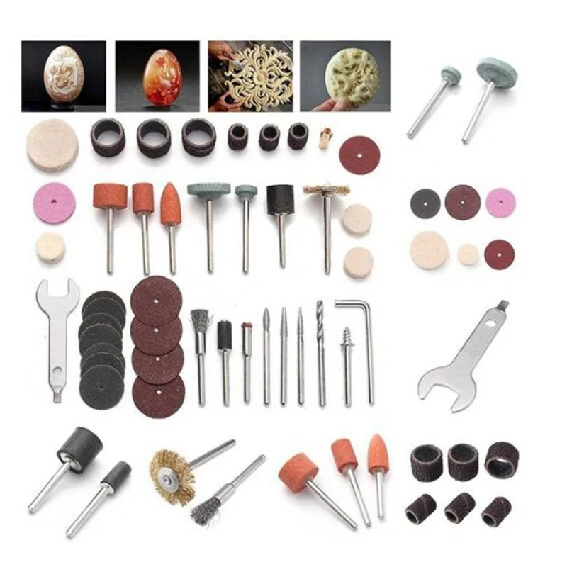 

40PCS Wood Carving Tools Rotary Tool Accessories Kits for Drill Grinding Polishing