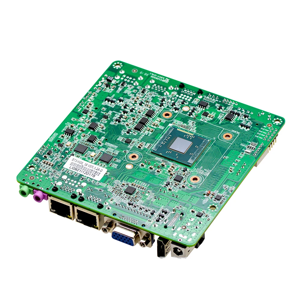 Материнская плата NUC Mini PC материнская без вентилятора J1900 J1800 2 порта Lan Nano