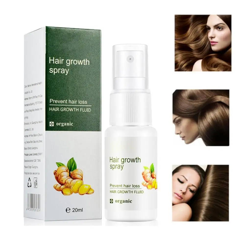 Имбирный спрей для роста волос эфирное масло выпадения жидкий мужчин и женщин