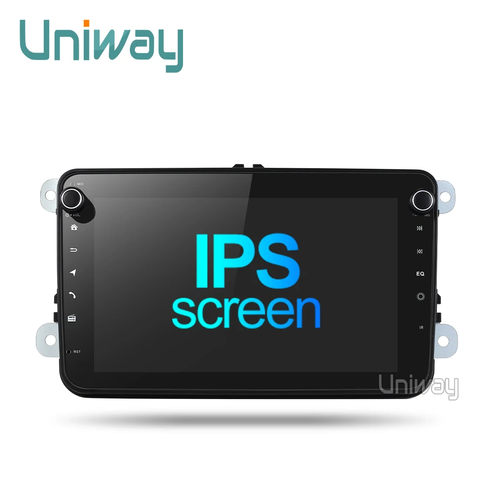 Uniway " 2 din android 8,1 автомобильный dvd для vw passat b6 b7 golf 5 6 tiguan polo octavia rapid fabia мультимедийный навигационный плеер