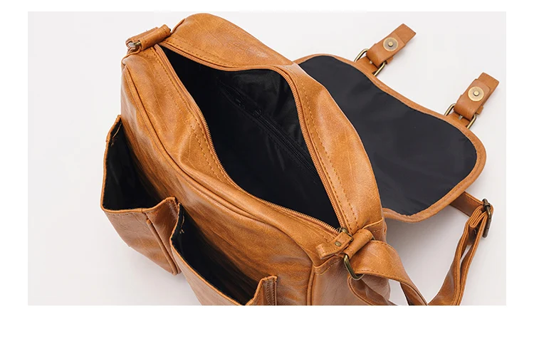 

KISUMATER Luxury Leather bag Men Large Capacity designer Shoulder Bag Male British Style Handbag Popular movie Free Shipping
