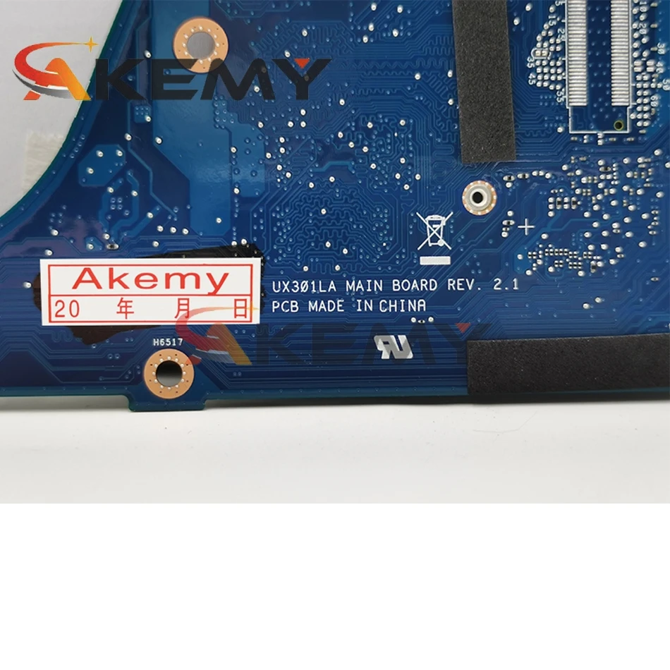 ux301la laptop motherboard for asus ux301la ux301laa ux301l ux301 original mainboard w i7 45004600u 8gb ram 100 fully tested free global shipping