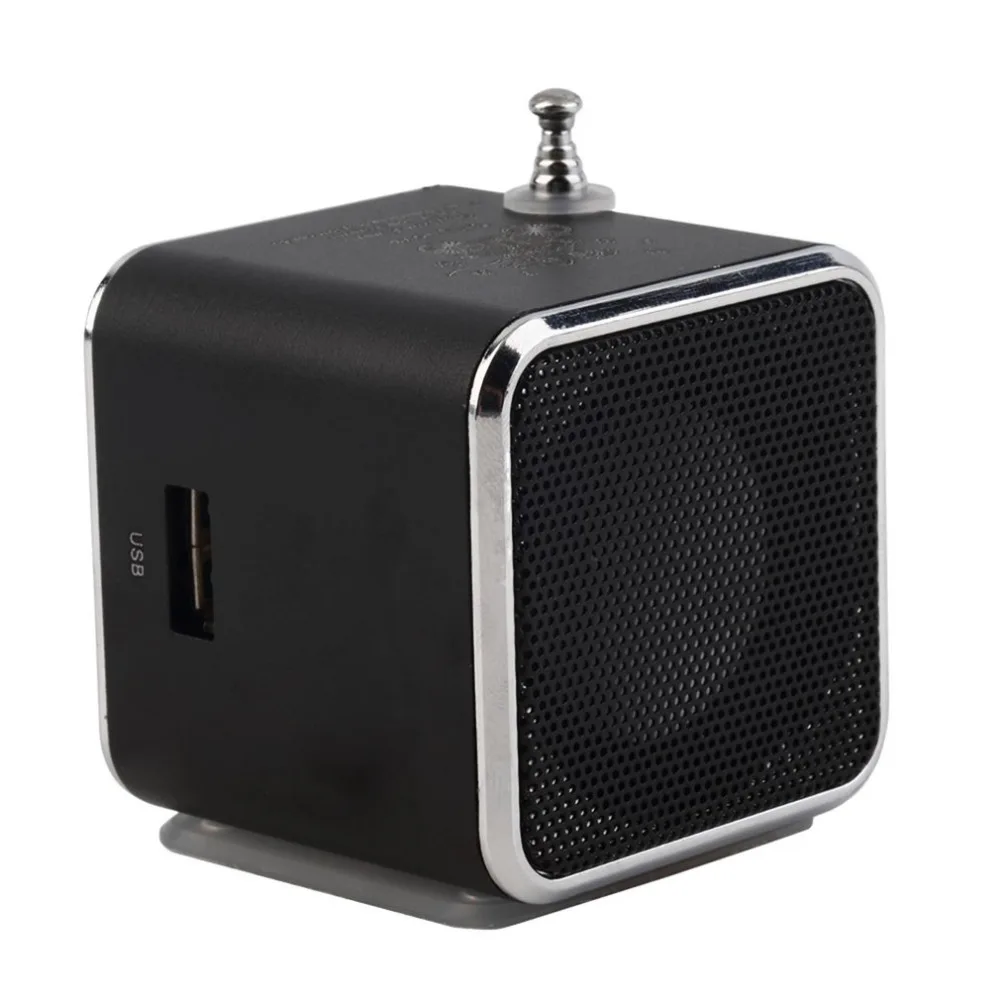 

Portable Radio FM Receiver Mini Speaker Digital LCD Sound Micro SD/TF Music Stereo Loudspeaker for Laptop Phone MP3
