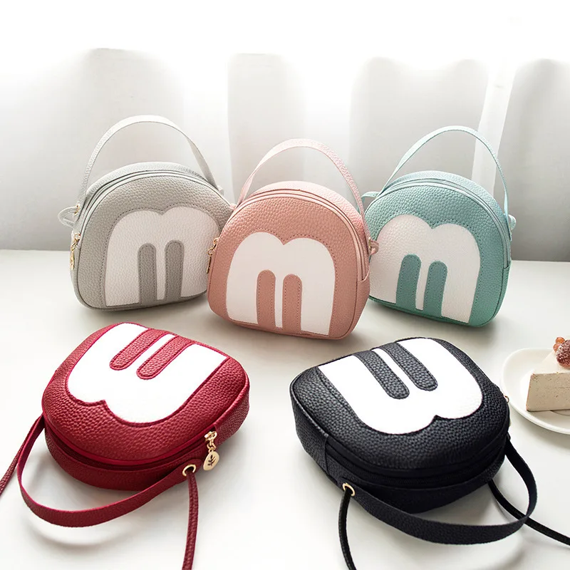 

Women's bag new contrast color shoulder messenger bag fresh and lovely handbag mobile phone bag dropshipping