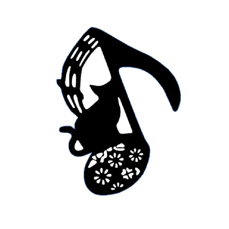 Grite 2019 музыкальные ноты Кот Металлические Стальные режущие штампы трафареты для