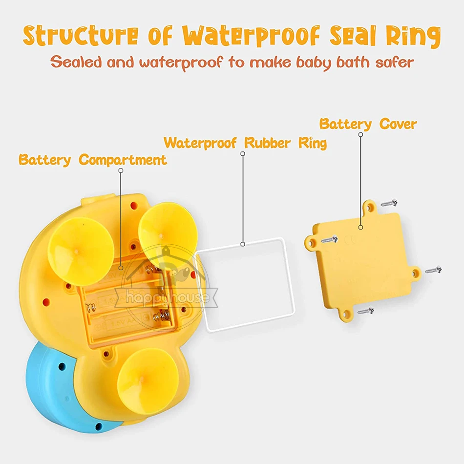 Детские игрушки для ванной детей утка комнаты Душ с присоской Электрический