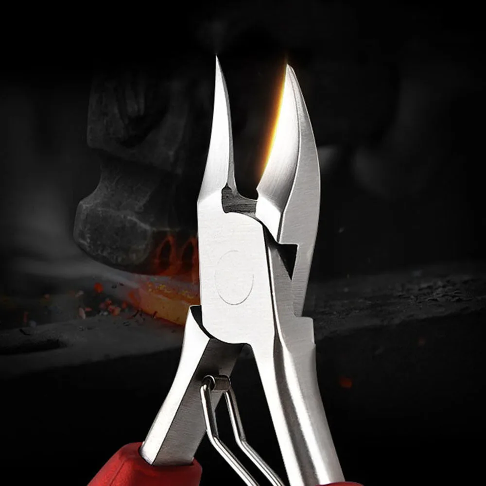 2021 2 Colors Stainless Steel Toe Nail Clippers Professional Ingrown Cutters Dead Skin Remover Podiatry Pedicure Care Tool | Красота и