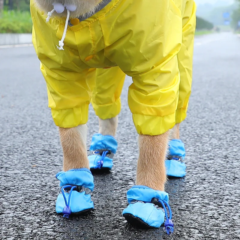 

Pet Dog Shoes Booties Dog Antiskid Shoe Teddy VIP Autumn and Winter Shoes Pet Shoes Booties Dog Shoes For Small Dogs 4pcs/1set