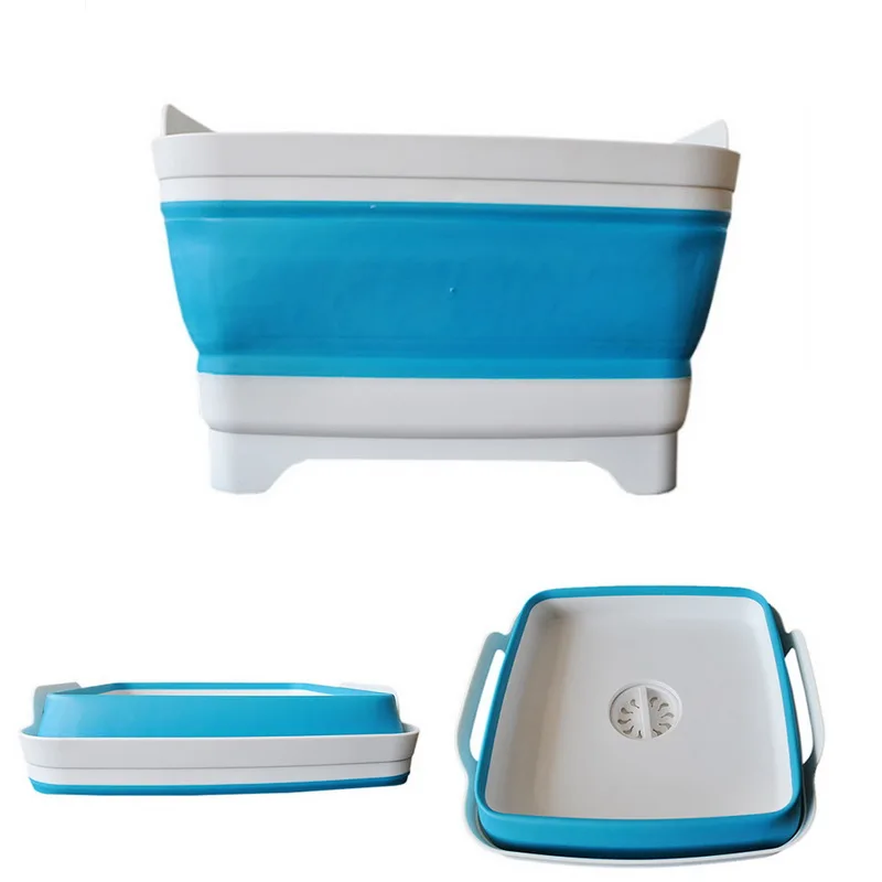 2020 умывальник для мытья овощей и фруктов кухонный продукт складная корзина слива