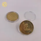 Позолоченная Классическая 1 монета Litecoin CO016, металлическая монета для биткоина, криптовалюты в красивой подарочной коробке на выбор, 1 шт.