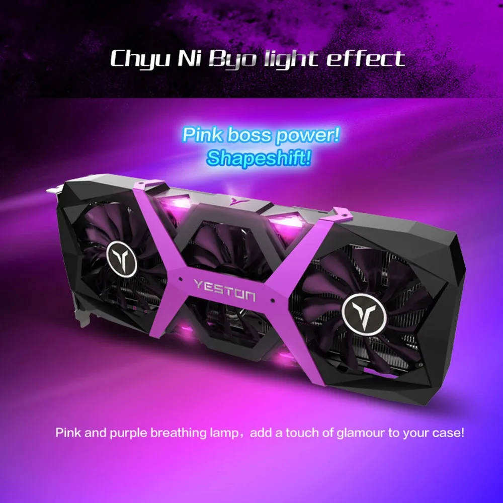

Видеокарта Yeston RX6800-16G D6, 7 нм, 3840, 16 ГБ/1980 бит/GDDR6 2190-МГц, 8 + 8 контактов, DP * 3 +, игровая видеокарта, совместимая с HDMI