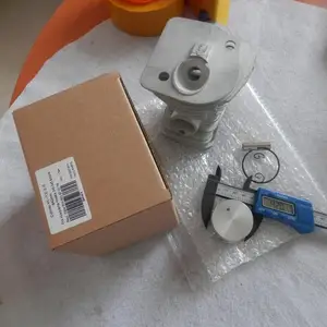 Хус. Комплект цилиндров 345 40 мм 42 мм для цепной пилы HUSQVARNA 340 zyводный поршневой кольцевой зажим штифт в сборе хромовое покрытие бесплатная доставка