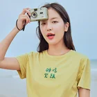 INMANЛетняя Хлопковая универсальная футболка с короткими рукавами и принтом в китайском стиле