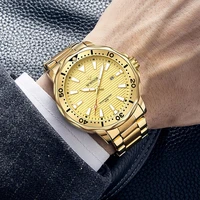 2022 wwoor new luxury gold sport diver fashion watch waterproof calendar clock male military quartz wristwatch relogio masculino