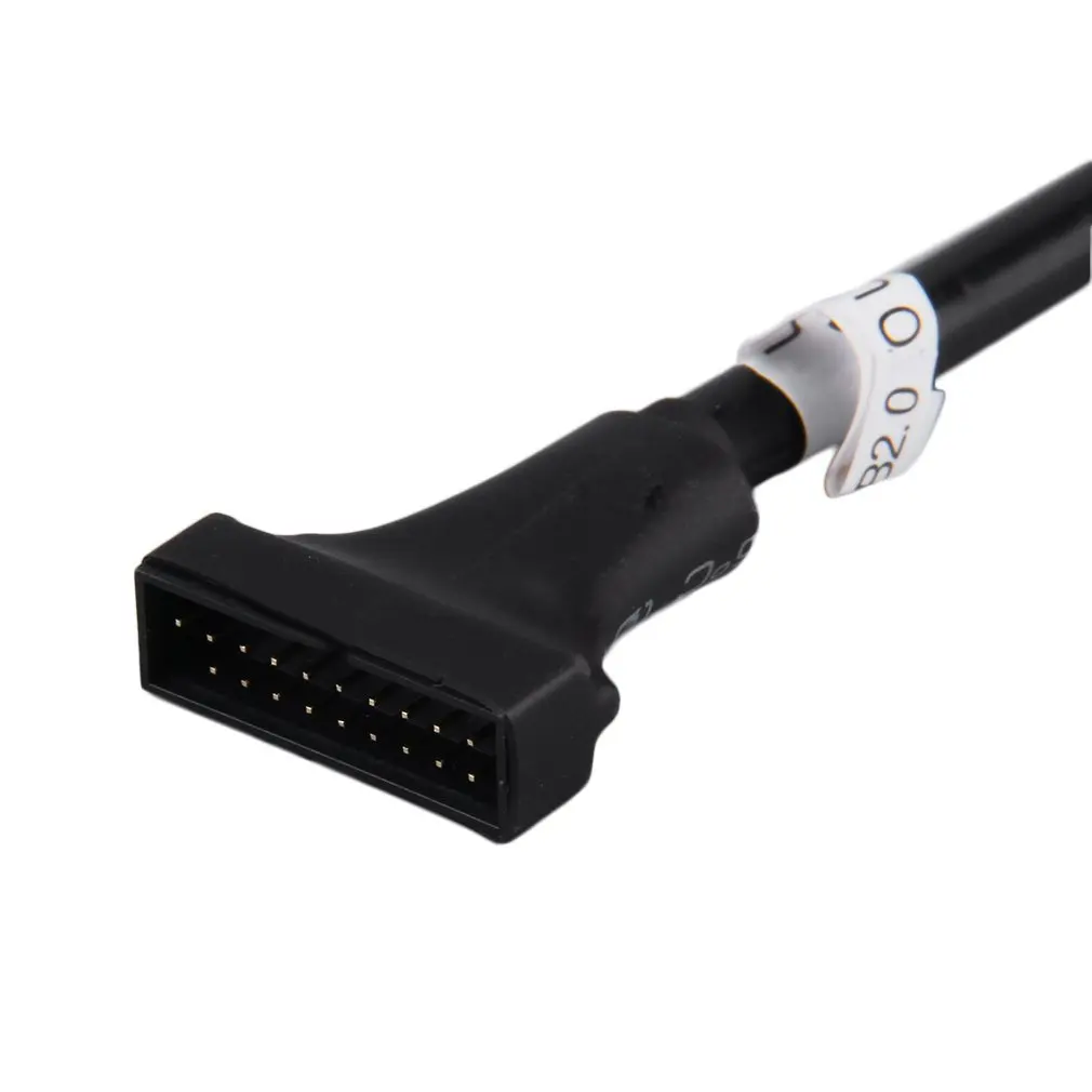 2019 Новый USB 2 0 9 контактный разъем для материнской платы 3 20 Pin мужской удлинитель в