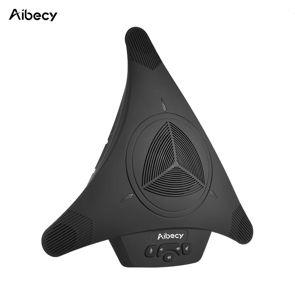 Высокомощный конденсаторный микрофон Aibecy для конференций динамик USB 360D Аудио