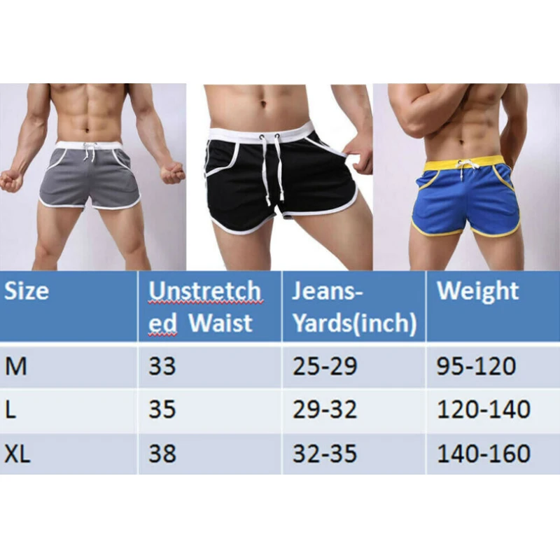 Мужские спортивные шорты для спортзала бега повседневные фитнеса