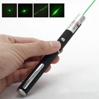 Мощная зеленая лазерная ручка 5 мВт 532 нм, лазерная указка, презентация, лазерный прицел для охоты, без батареи