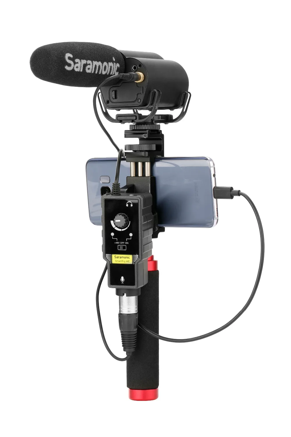 Адаптер для микрофона Saramonic SmartRig UC XLR Pream аудио Rig гитарный интерфейс записи музыки