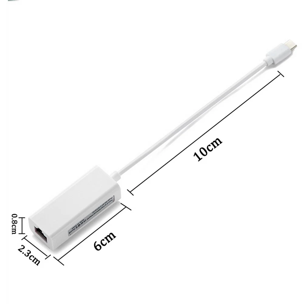 Проводной сетевой адаптер USB Type C к RJ45 Ethernet LAN|Сетевые карты| |