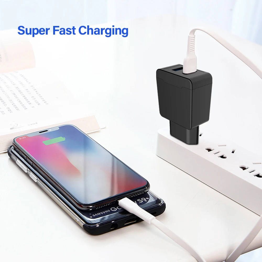 USB зарядное устройство PUJIMAX адаптер для iPhone 2 с портами 5 в 1 А настенное/дорожное