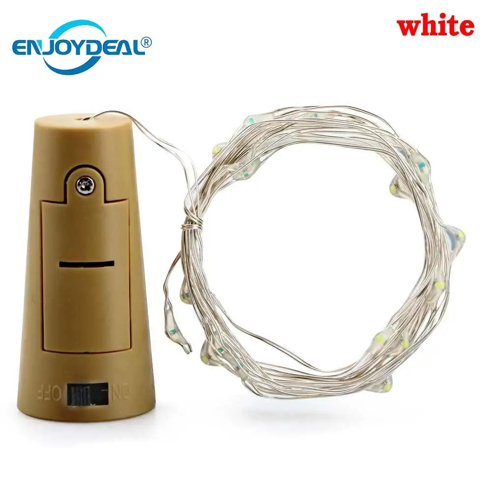 3 шт. в упаковке 2 м медная проволока светильник пробка для бутылки вина 20Led