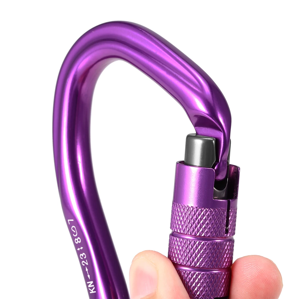 D образная Пряжка 23 кН поворотные ворота карабин 24 d кольцо Автоматическая