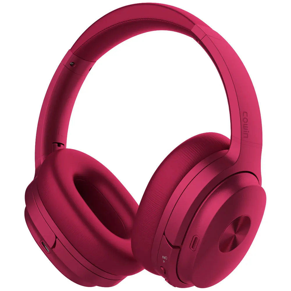 SE7purple Cowin se7 ANC Bluetooth гарнитура, активные наушники с шумоподавлением, беспроводная гарнитура с микрофоном, aptx гарнитура-30 дБ - Цвет: SE7purple