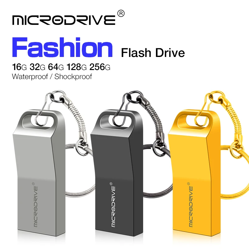 

High speed drive 32gb 64gb 128gb metal usb disk drive 8gb 16gb real capacity 2.0 stick USB flash drive