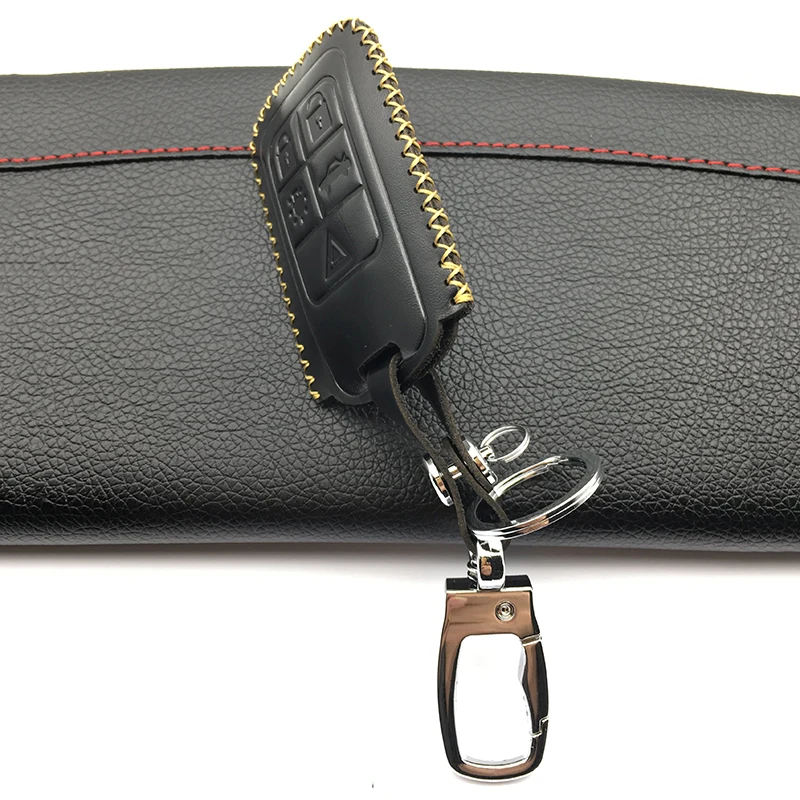 Брелок для ключей кожаный чехол Volvo V40 V60 S40 S60 S80 V50 V70 XC60 XC70 XC90 S90 5 кнопок защита от