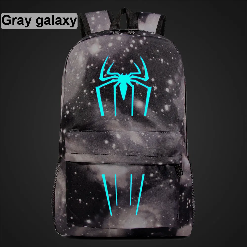 Светящийся Galaxy Venom для мальчиков и девочек, детская школьная сумка, женский рюкзак, подростковые школьные сумки, мужские рюкзаки - Цвет: AL35-24