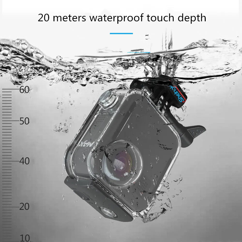 

Dropship Waterproof Housing Camera Case For gopro MAX 360 Diving Protection Underwater Dive Cover Action camera mini osmo action