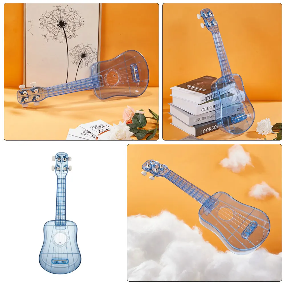 

1 Set Inch Transparent Ukulele Creative Ukulele Instrument for Starter