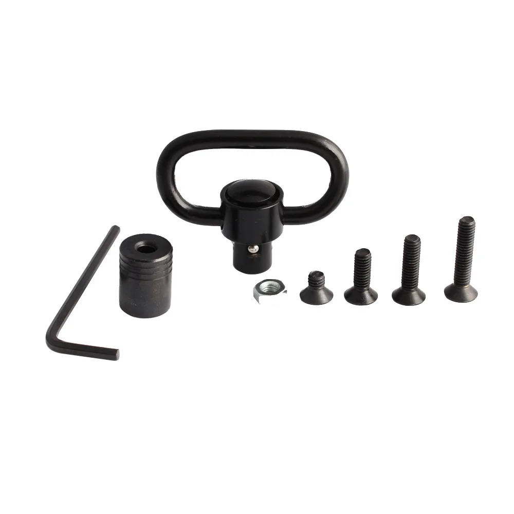 

Tactical 1.25 Inch QD Sling Swivel Mount Adapter Quick Detach Loop Base Kit with 4 Screws + 1 nut + 1 Wrench