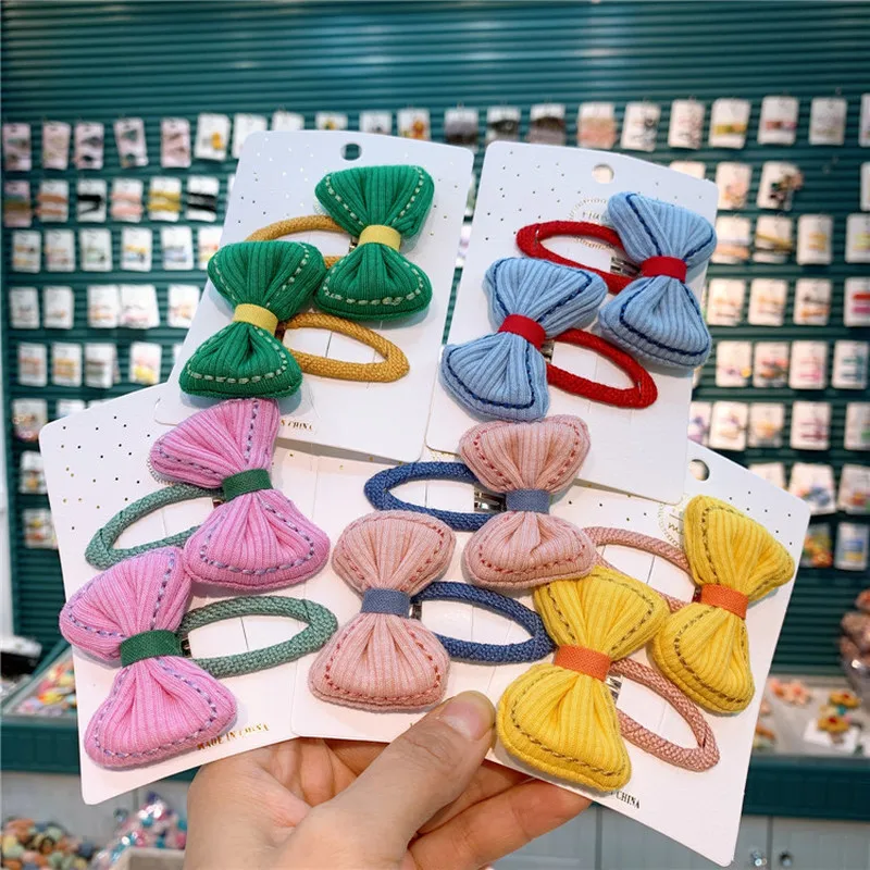 

Заколка для волос детская, с бантом, 1 пара