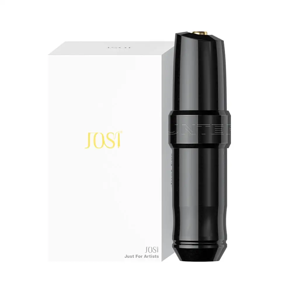 JOSI Tattoo Machine Rotary Tattoo Pen Japan 10W Motor Space Aluminum Frame Permanent Makeup Machine with RCA Cord