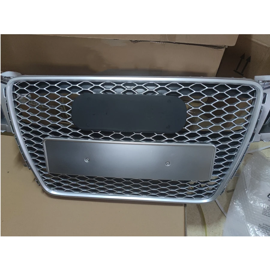 RS5 стиль Передняя Спортивная Шестигранная сетчатая сотовая Крышка для Audi A5/S5 B8