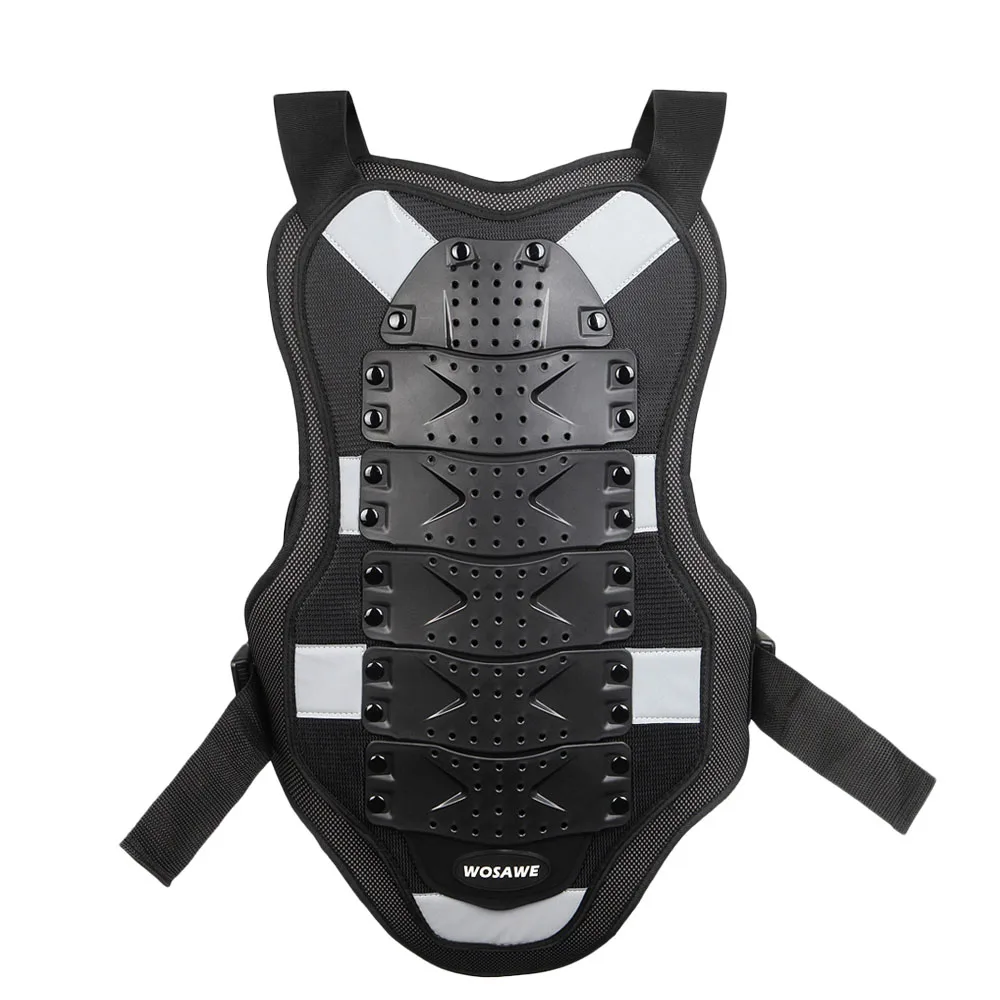 

Yetaha Motorcycle Chest Protector Vest Back Support Body Armor Cycling Skating MTB Outdoor Protective Vest Safety Shockproof