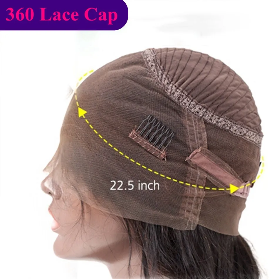 

Eversilky Ombre Curly Malaysia Remy Hair Lace Front Wigs with Baby Hair 360 Lace Frontal 180 Density Human Hair Wigs