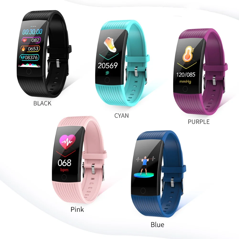 

Q18 Smart Bracelet Distance Fitness Activity Tracker Waterproof Blood Pressure Watch Sleep Monitor Smart Band Wristband