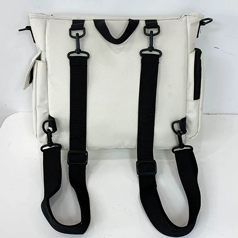 

Transparent Men and Women Casual One-Shoulder Backpack College Student School Bag Travel Backpack