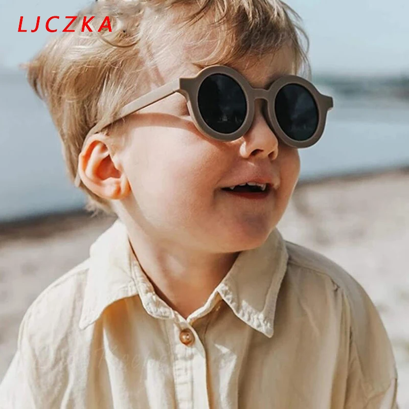 

Cute Round Sunglasses Kids Lovely Children Goggles Girls Boys Anti-UV Sun Glasses Retro Colorful UV400 Eyewear Gafas De Sol