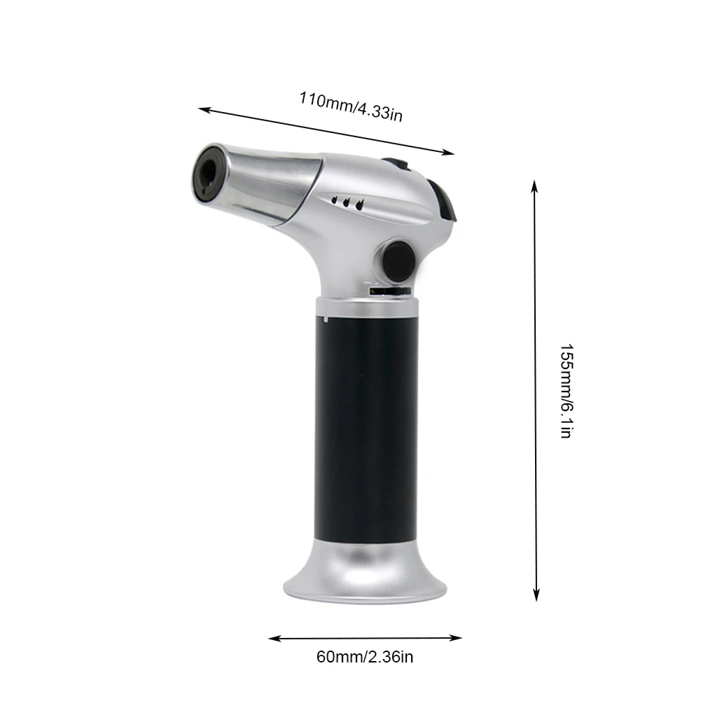 

Portable BBQ Torch Flamethrower Butane Gas Burner Automatic Ignition Lighter Baking Welding BBQ Outdoor Flame Gun Kitchen Tools