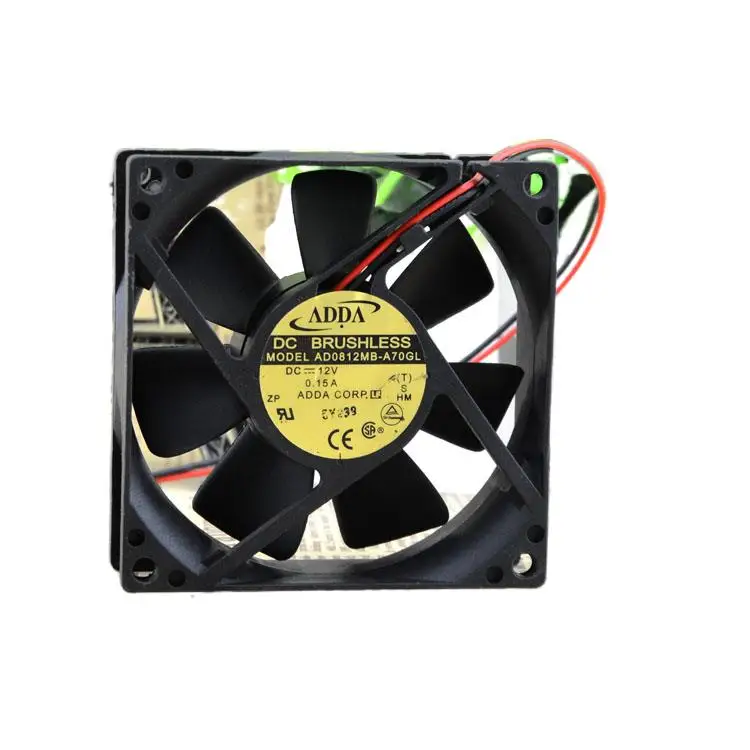 Adda 8025 12V 0.15A 8cm двойной шар источник питания для ПК чехол телефона | Компьютеры и