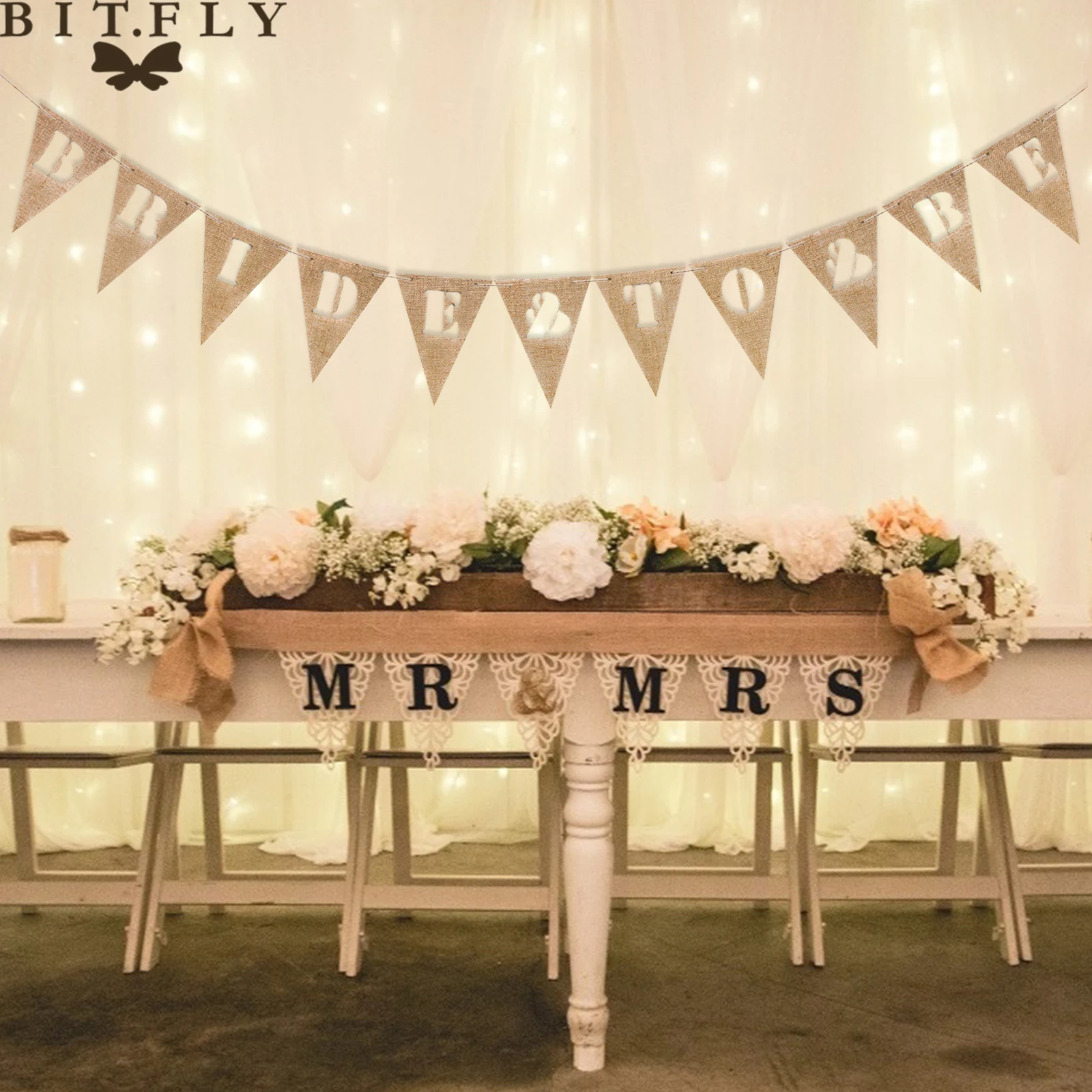 Винтажный джутовый холщовый Алфавит A-Z флажки фотография для творчества день