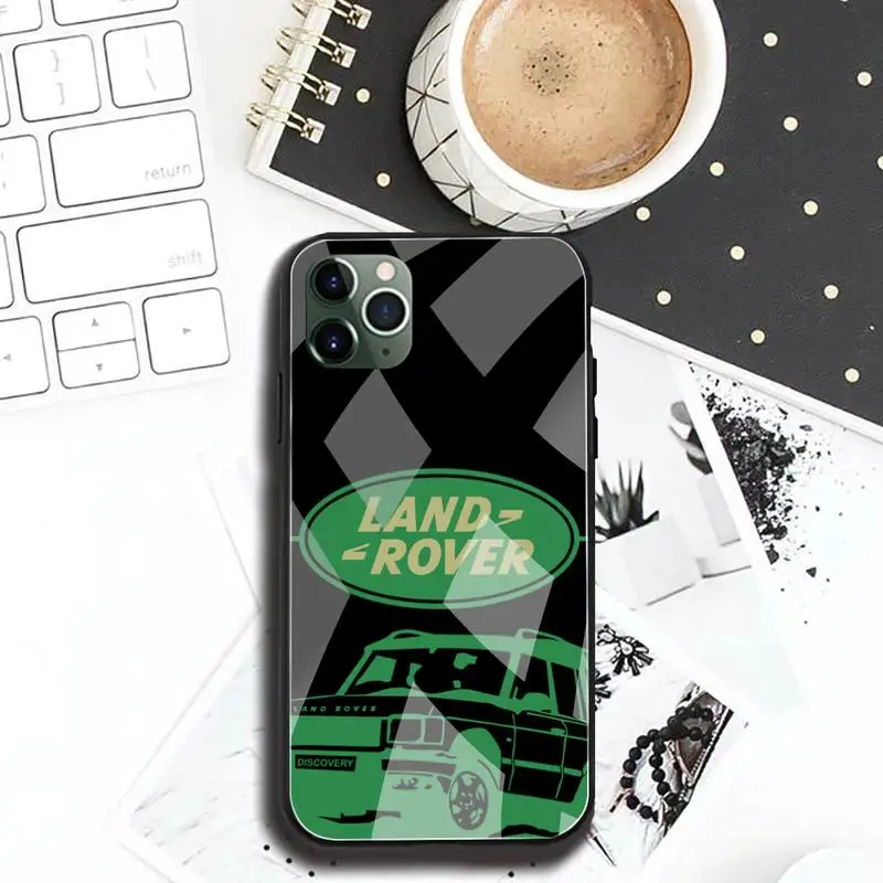 

Land Rover logo Phone Case Tempered Glass For iPhone 12 pro max mini 11 Pro XR XS MAX 8 X 7 6S 6 Plus SE 2020 case