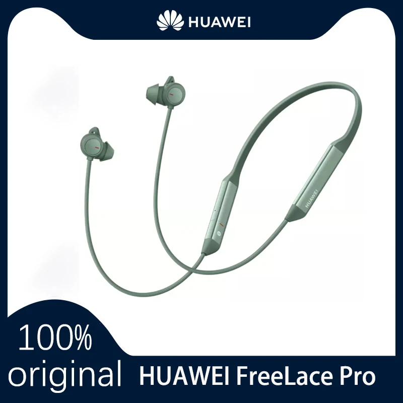 

Беспроводная гарнитура HUAWEI FreeLace Pro, Bluetooth 5,0, 3 микрофона, функция активного шумоподавления, быстрая зарядка