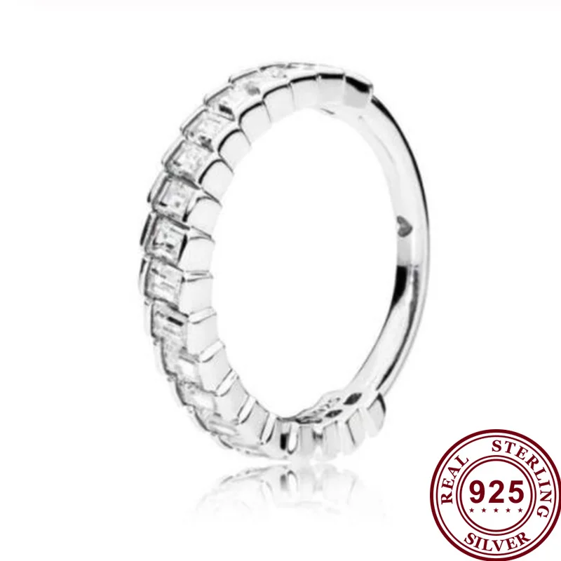 

100% 925 кольцо Silver Pan Ring Creative Glacier Beauty With Crystal Cz Pan Ring For Women Wedding Party Fashion Jewelry